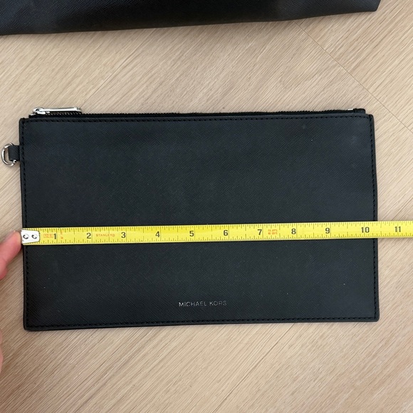 Michael Kors Black Tote with Pouch - Picture 13 of 14